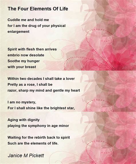 4 Elements Of Life