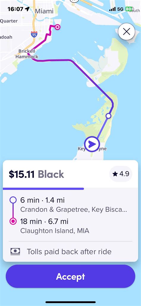 Hanging out in Miami, Lyft Black Rates 🥲 : r/lyftdrivers