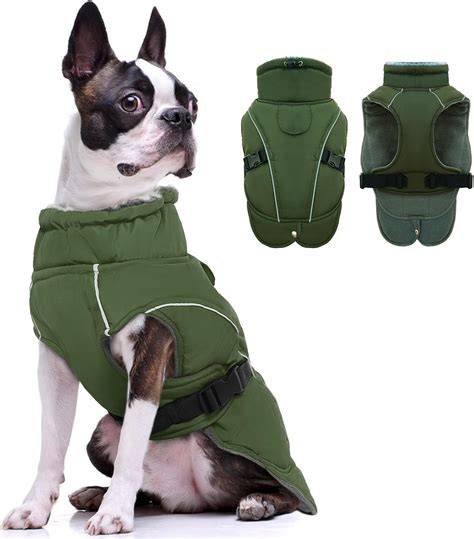 Waterproof Dog Jackets Small, Dog Coat Warm Vest Winter Dog Jacket Cozy ...
