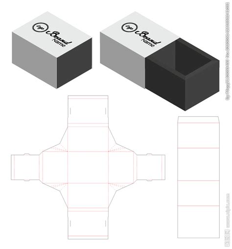 包装盒展开图设计图__广告设计_广告设计_设计图库_昵图网nipic.com