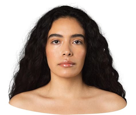 Png tanned woman bare shoulder sticker transparent background | Premium ...