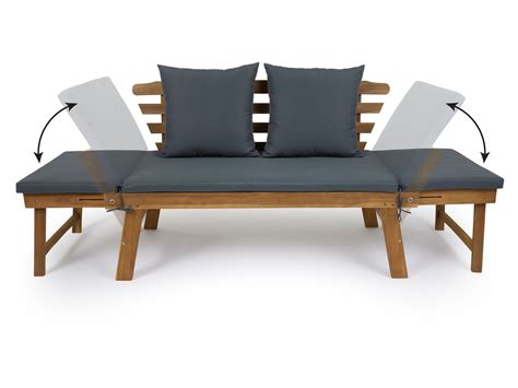 Lifa Garden Houten Tuinbank met Ligfunctie Aanbieding - iBOOD