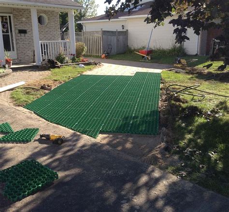 Grass Surfaced Permeable Parking Foundation Systems - CORE Landscape