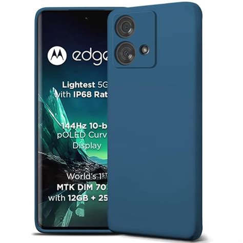 TheGiftKart Liquid Silicone Back Cover Case for Motorola Moto Edge 40 ...