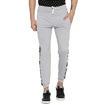 Campus Sutra Men's Trackpant(AZZ18BOT_TP2SCAM_M_PLN_GRWHBL_AZ_L ...