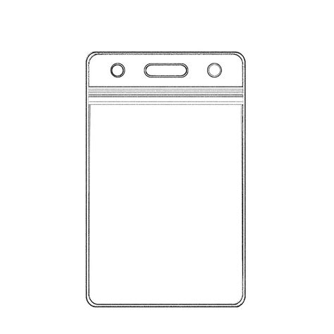 KEEPING Vertical Clear Waterproof ID Card Holders with Sealable Zip ...