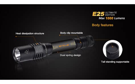 Fenix E25 Ultimate Edition LED Flashlight, AA Flashlight - Fenix E25 UE ...