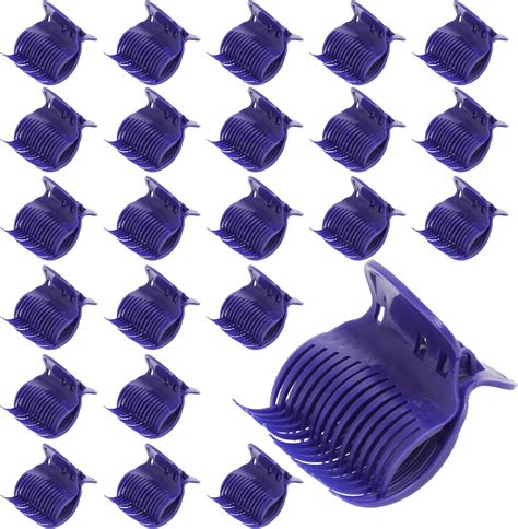 Amazon.com : Tbestmax 24 Hot Roller Clips for Hair Curler Claw Clip ...