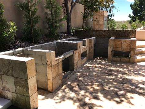 Cinder Block Outdoor Kitchen Kit