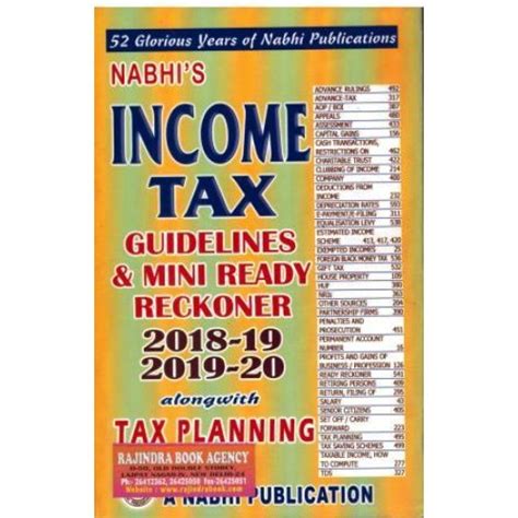 Income Tax Guidelines and Mini Ready Reckoner 2022-23/ 2023-24