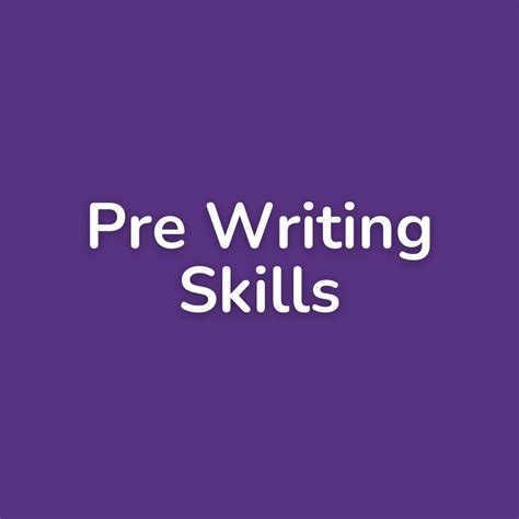 Pre Writing Skills – Wissen Products