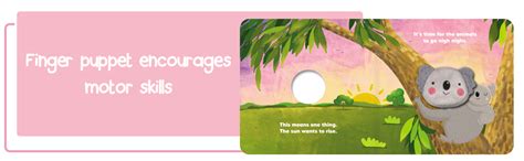 Finger Puppet Book - Cute Koala Puppet as She Explores the Bush Filled ...