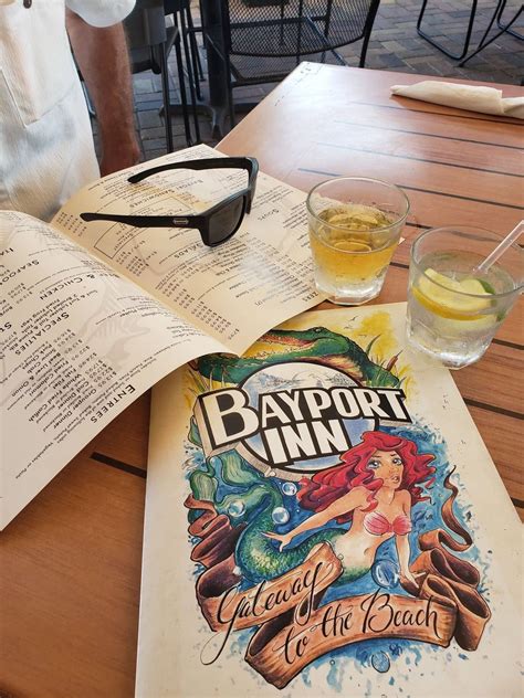Menu at Bayport Inn pub & bar, Bayport, Cortez Blvd