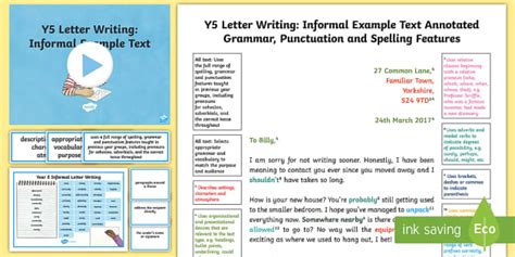 Informal Letter Writing Samples Pack - Primary Resources
