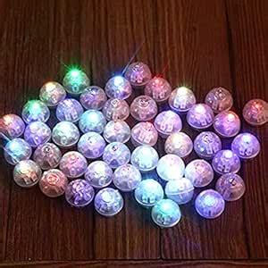 Neo LOONS 100pcs/lot 100 X Multicolor Round Led Flash Ball Lamp Balloon ...