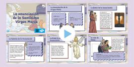 PowerPoint: La anunciación del ángel a María | Twinkl Perú