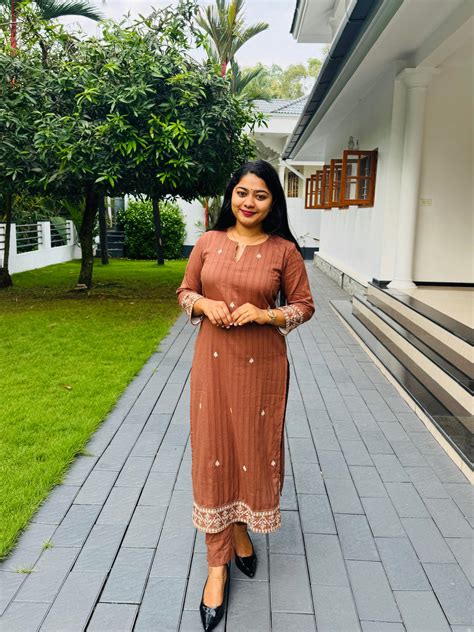 Brown Cordset Embroidered Elegance in Every Thread – Hand Picked By Vismaya