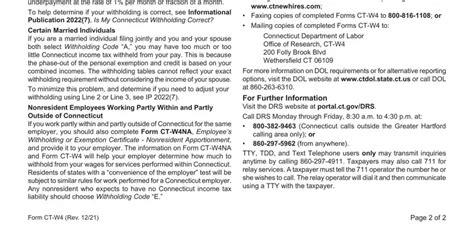 CT-W4 Form ≡ Fill Out Employee's Withholding Certificate