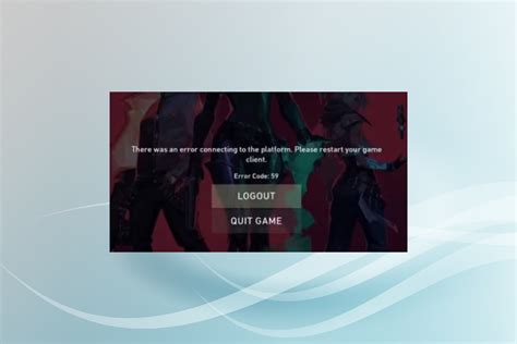 Image result for Error Code Val 59