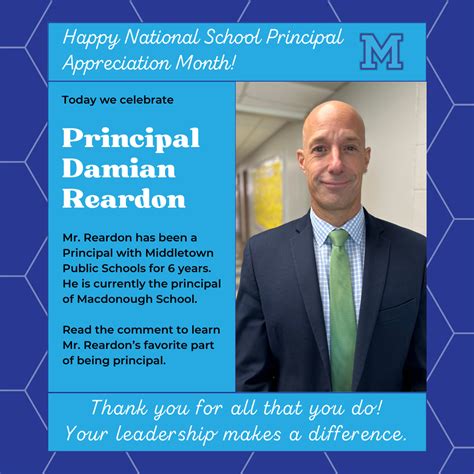 National Principal Appreciation Month - October 2023 | Middletown ...