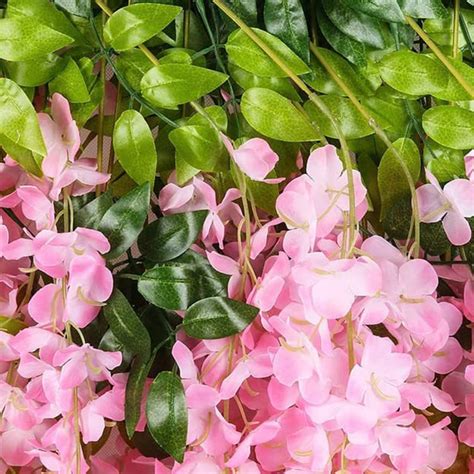 Buy HOMESAKE Set of 6 Artificial Wisteria Hanging Flowers from Homesake ...