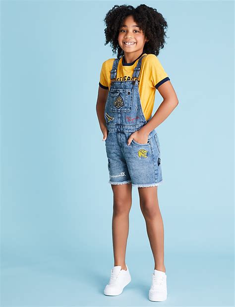 Buy Harry Potter™ Embroidered Dungarees (6-16 Yrs) at Marks & Spencer