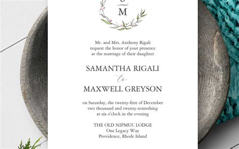 Image result for Invitations Examples