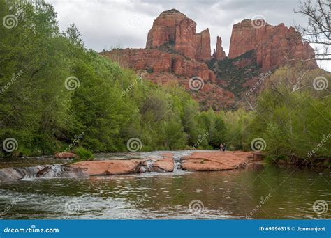 Sedona and Oak Creek Canyon Landscapes in Spring Stock Image - Image of ...