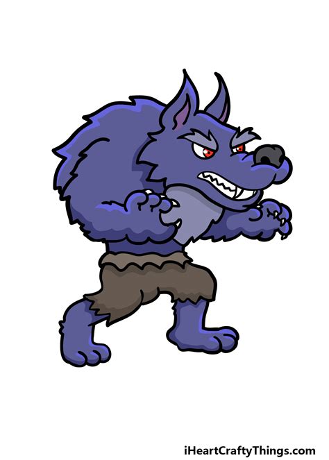 Werewolf Drawing Easy