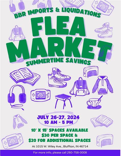 BBR IMPORTS & LIQUIDATIONS SUMMERTIME FLEA MARKET, BBR Imports ...