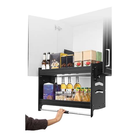 24 Inch High Cabinet Pull Down Shelf,Pull Down Basket,Drop Down Cabinet ...