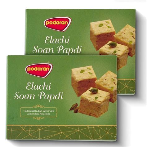 PODARAN Elaichi Soanpapdi Pack of 2 | Authentic Indian Sweets Mithai ...