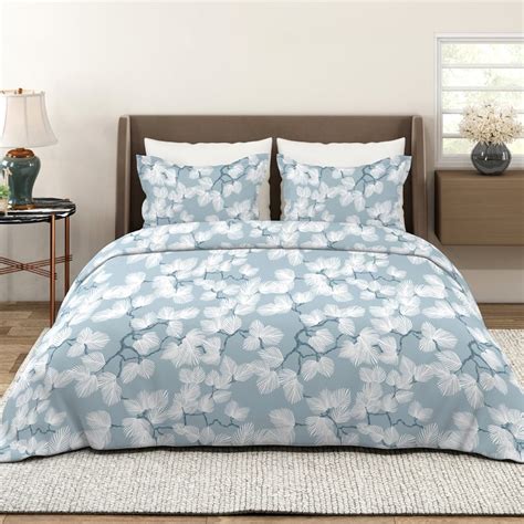 Buy LAYERS Bloom Microfibre Floral Print 3Pcs Queen Bedsheet Set from ...