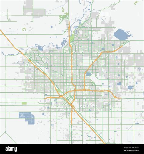 Fresno Map Of California