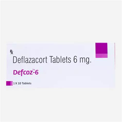 Defcoz-6 Deflazacort Tablets, Treat Duchenne muscular dystrophy (DMD)