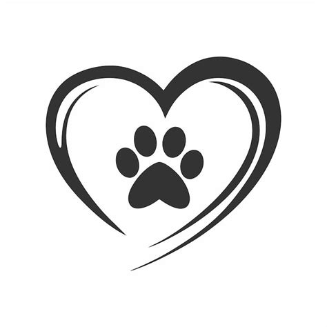Paw heart Images - Free Download on Freepik