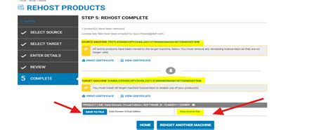 Transferring or Rehosting my existing PowerProtect Data Domain Virtual ...