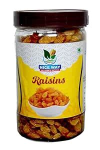 Nice Way Plain Seedless Green Raisin (Kishmish) Dried Grapes Jar ...