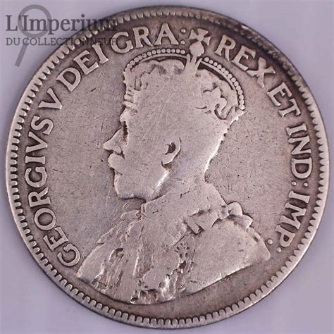 Canada - 25 Cents 1916 - VG-8 L'Imperium Du Collectionneur