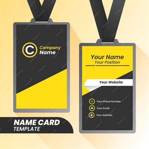 Name Card Format 的图像结果