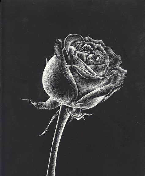 easy flower scratch art