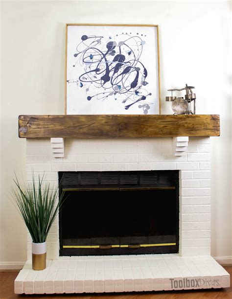 Fake Beam Fireplace Mantel - The Best Picture Of Beam