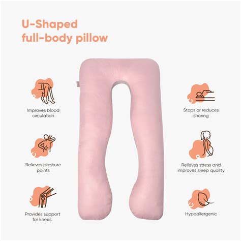 U Shape Body Pillow - the Perfect Pillow for Rest and Sleep - Etsy