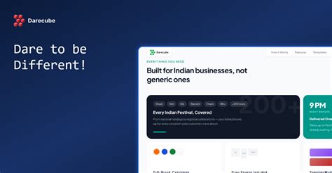 DareCube — Festival Poster Design Delivered to Indian Businesses