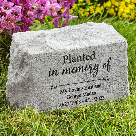 Planted In Memory Cast Stone Urn | Personal Creations