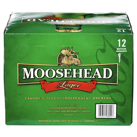 Moosehead Lager Beer - 12pk/12 fl oz Bottles 12 ct; 12 fl oz | Shipt