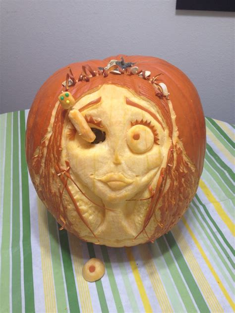 Image result for Corpse Bride Carving On Pumpkin Tutorial