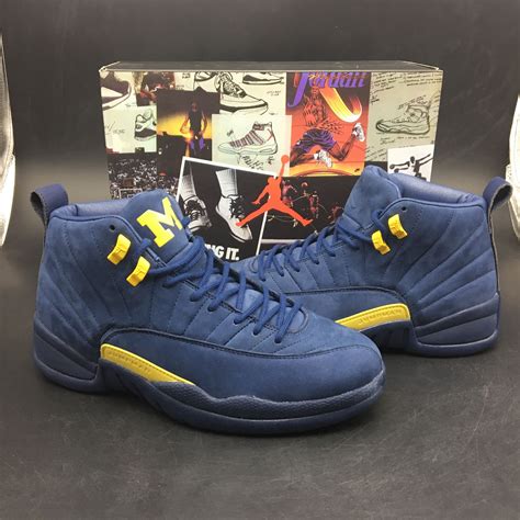 Air Jordan Basketball Shoes - Blue and Yellow