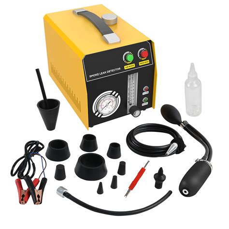 Buy PLAYOCCAR EVAP Tester Leak Detector, 12 V Car Double Modes Pipes Smoke Machine Car Leak ...