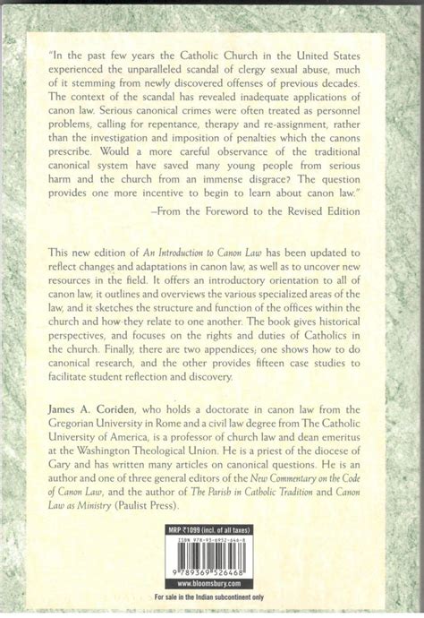 An Introduction to Canon Law – St Pauls India